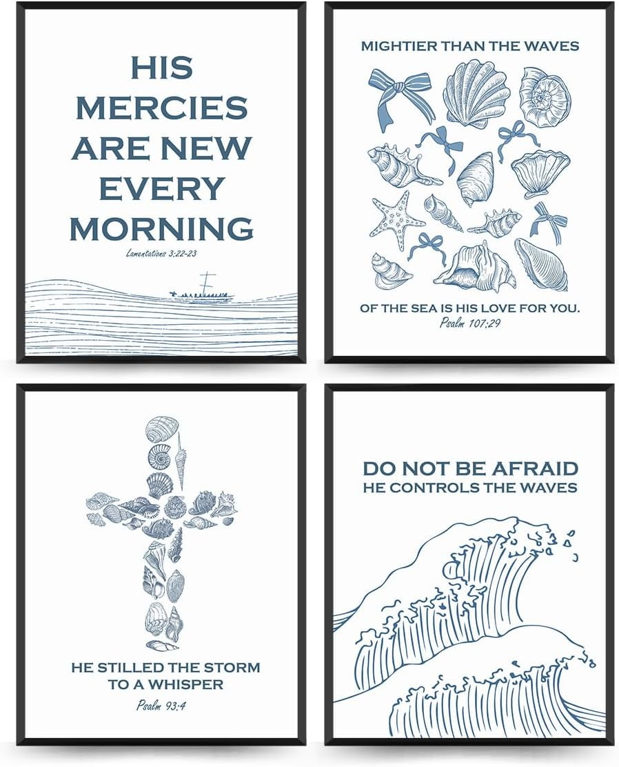 Aingg Preppy Coquette Room Decor, Dorm Pink Bow Wall Decor for Teen Girls Bedroom Dorm College Bathroom, Cute Posters for Room Aesthetic Unframed 4pcs