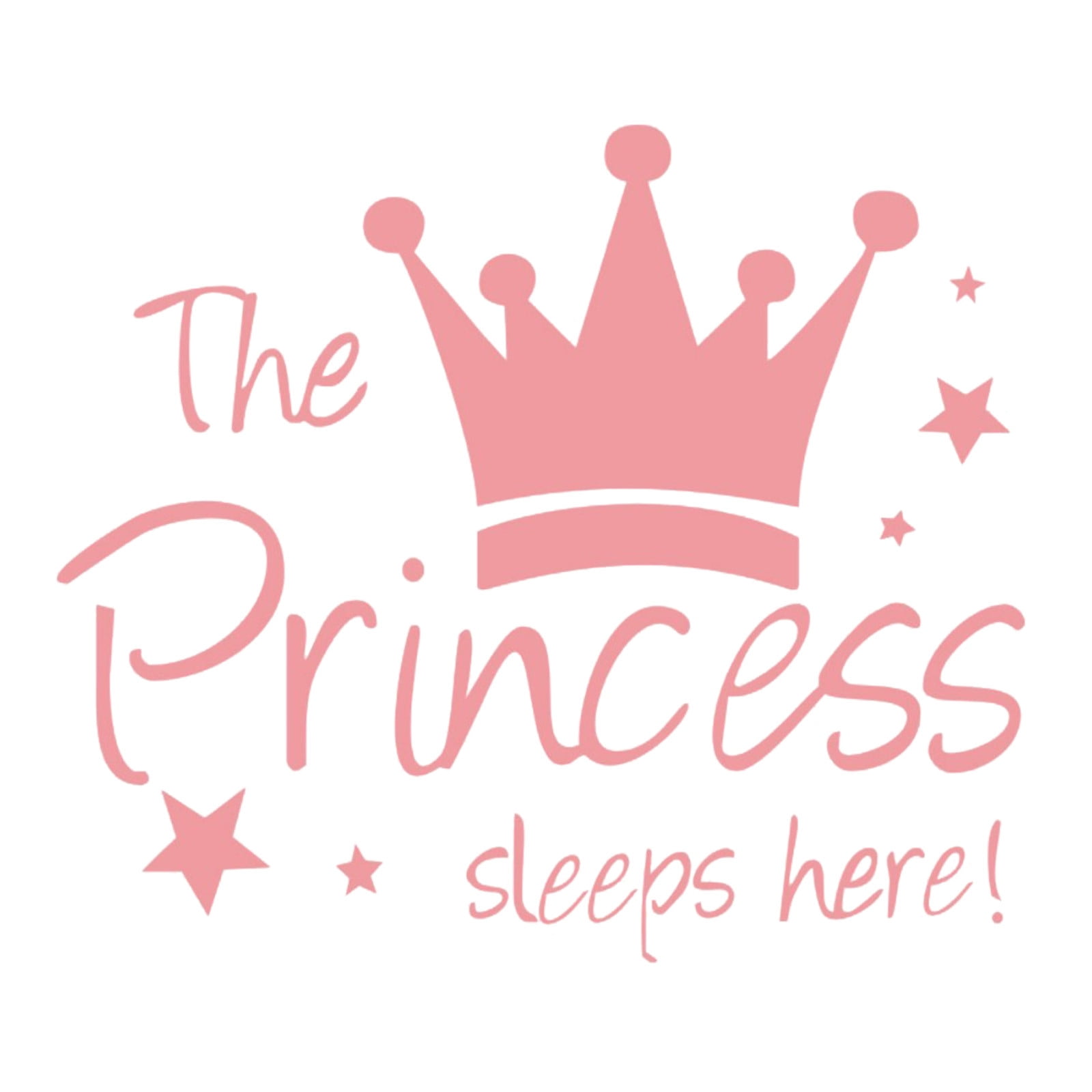 pdqouc Removable The Princess Wall Sticker Wall Sticker Girls Bedroom Decor Baby Room Art Decal Christmas Holiday Party Props Xmas Vintage Decorations